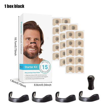 Anti Snoring Magnetic Nose Strips - Nasal Dilator Starter Kit - 15 Days